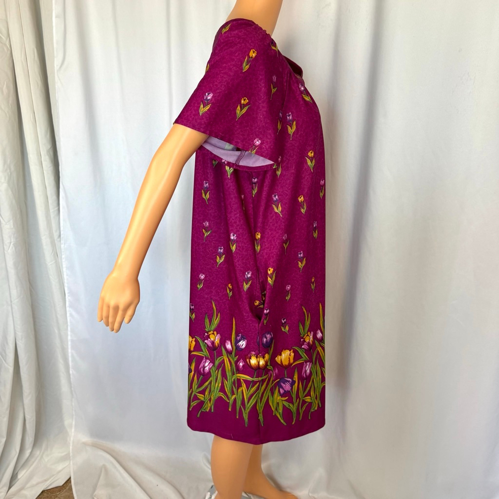 Vintage 80s Anthony Richards Muumuu Housedress Wo… - image 2